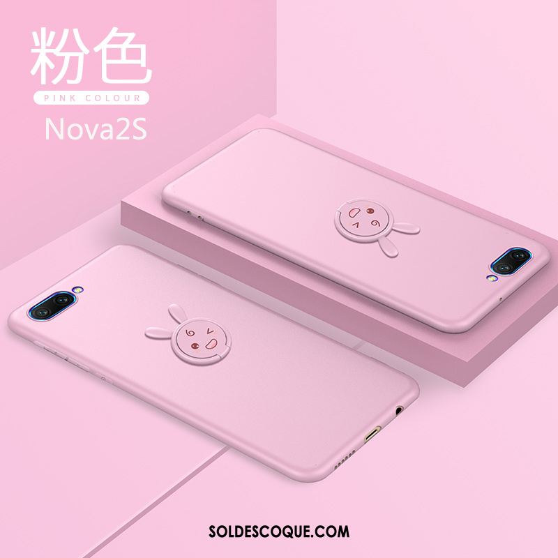 Coque Huawei Nova 2s Rouge Personnalité Téléphone Portable Créatif Silicone Pas Cher