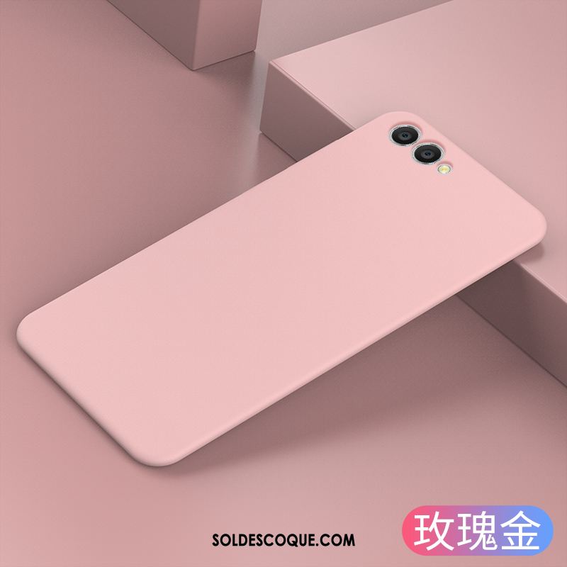 Coque Huawei Nova 2s Silicone Très Mince Gris Simple Fluide Doux Pas Cher