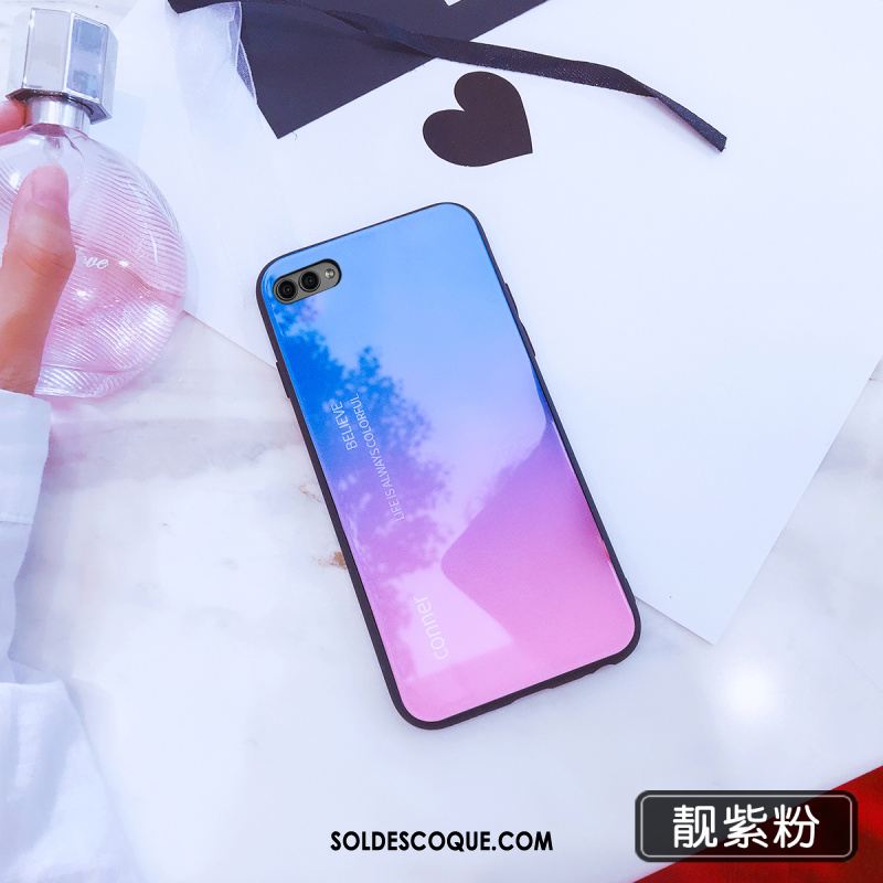 Coque Huawei Nova 2s Tout Compris Net Rouge Personnalité Fluide Doux Rose Pas Cher