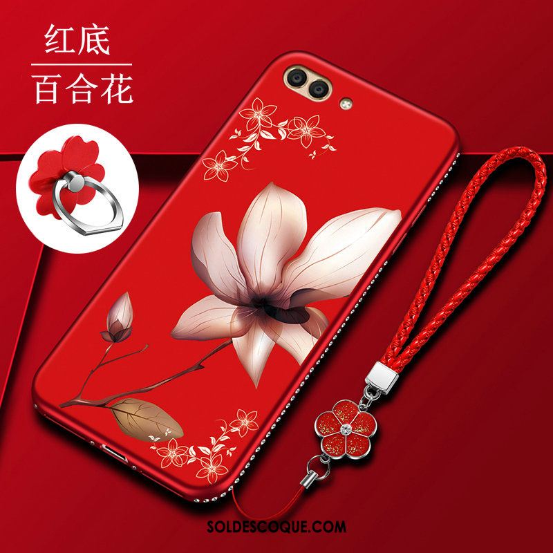 Coque Huawei Nova 2s Téléphone Portable Étui Rouge Tendance Silicone Soldes