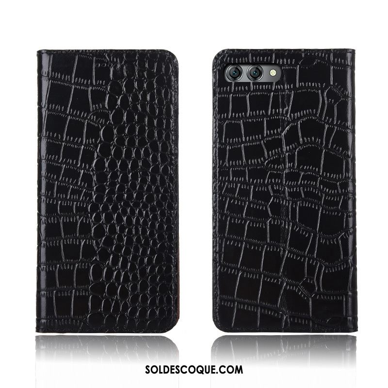 Coque Huawei Nova 2s Étui En Cuir Clamshell Crocodile Protection Incassable Pas Cher