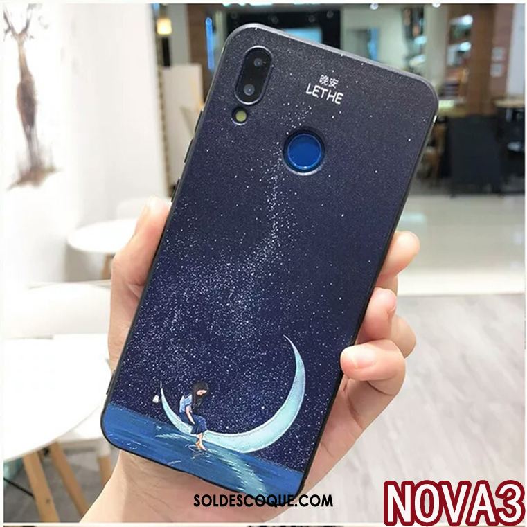 Coque Huawei Nova 3 Anneau Personnalité Amoureux Incassable Ornements Suspendus Housse En Vente