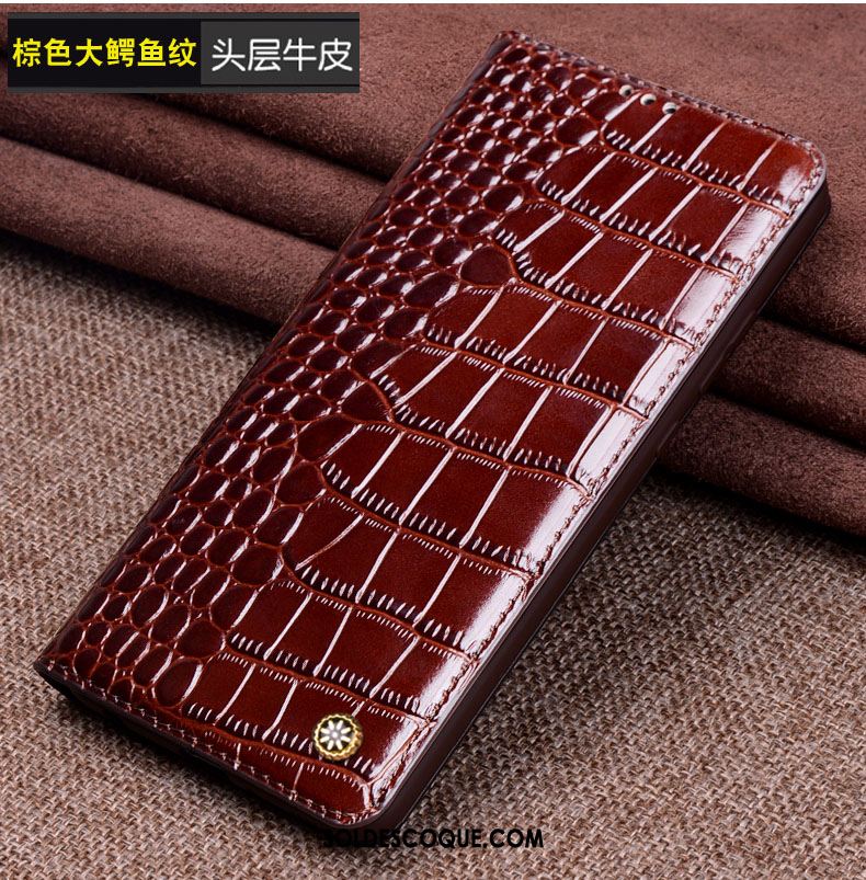 Coque Huawei Nova 3 Fluide Doux Crocodile Modèle Incassable Tout Compris Noir Pas Cher