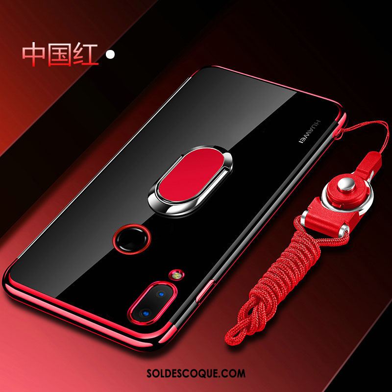 Coque Huawei Nova 3 Fluide Doux Ornements Suspendus Transparent Mode Rouge En Vente