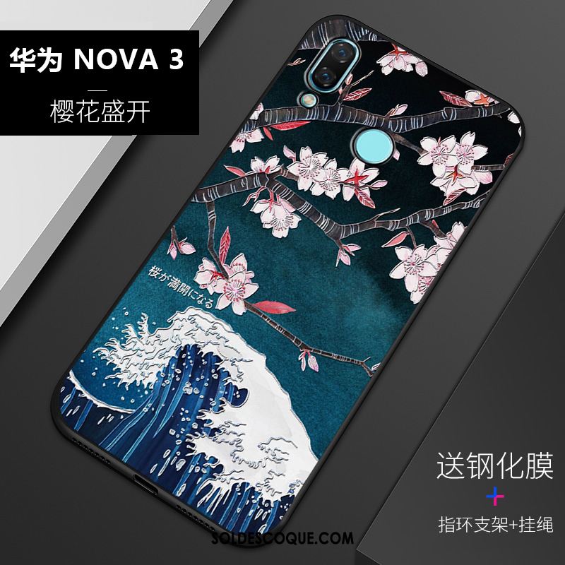 Coque Huawei Nova 3 Personnalisé Tout Compris Protection Personnalité Bleu En Ligne