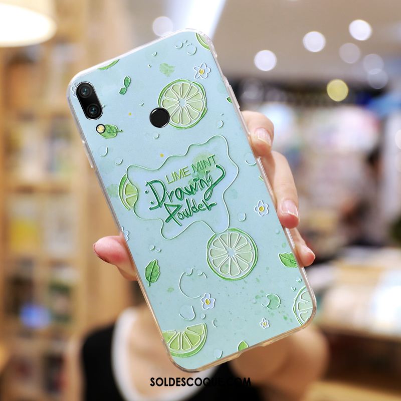 Coque Huawei Nova 3 Personnalité Tendance Délavé En Daim Étui Pastèque Soldes