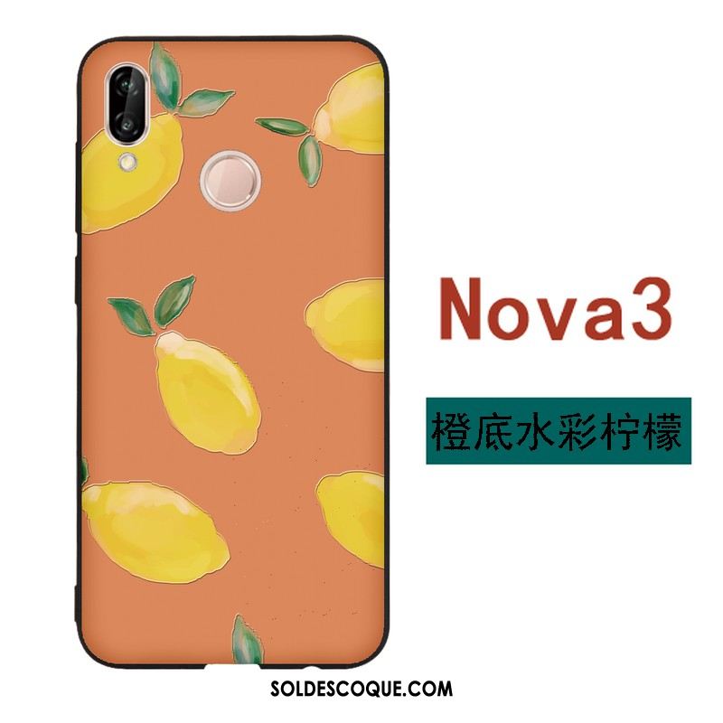 Coque Huawei Nova 3 Petit Simple Dessin Animé Téléphone Portable Protection En Vente