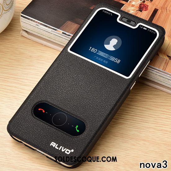 Coque Huawei Nova 3 Protection Téléphone Portable Difficile Étui En Cuir Tout Compris En Vente