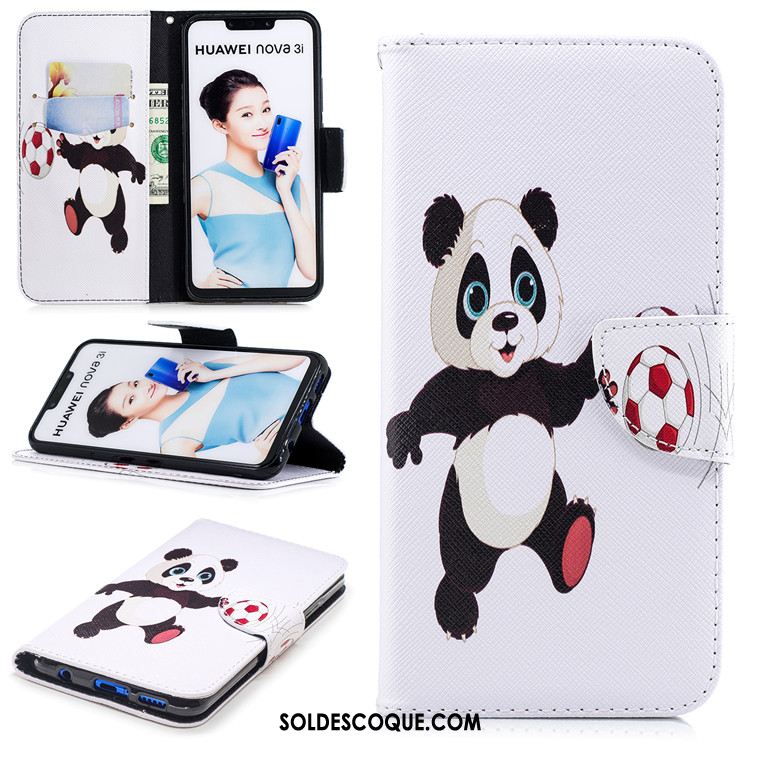 Coque Huawei Nova 3 Protection Étui En Cuir Clamshell Fluide Doux Incassable Pas Cher