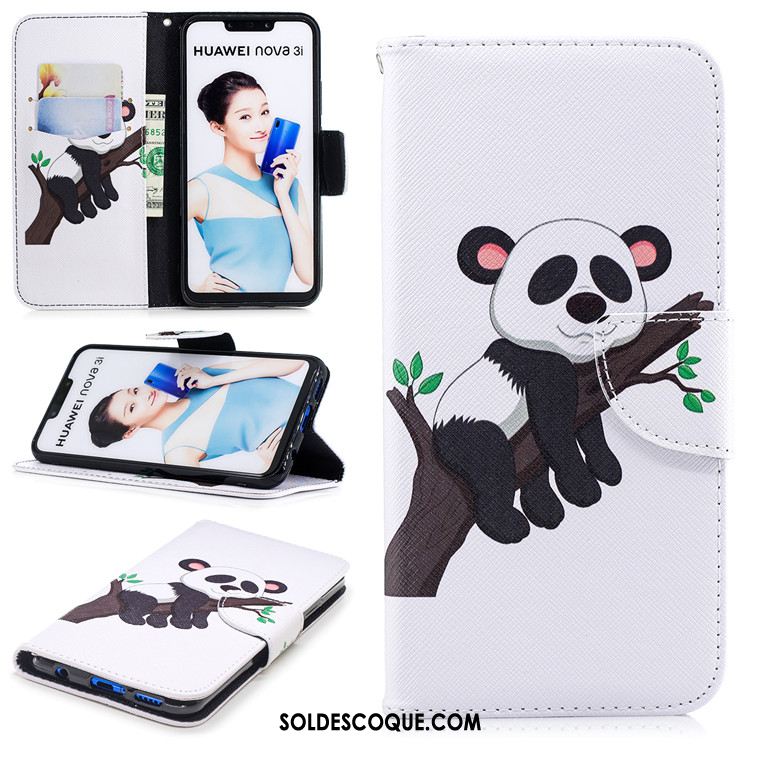 Coque Huawei Nova 3 Protection Étui En Cuir Clamshell Fluide Doux Incassable Pas Cher