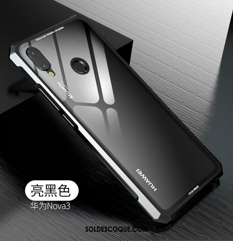 Coque Huawei Nova 3 Très Mince Tendance Personnalité Créatif Verre Pas Cher