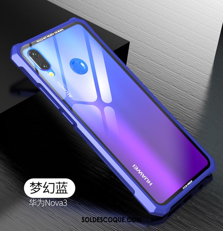 Coque Huawei Nova 3 Très Mince Tendance Personnalité Créatif Verre Pas Cher