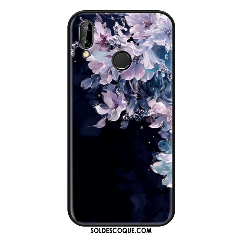 Coque Huawei Nova 3 Étui Bleu Clair Tendance Fleur En Ligne