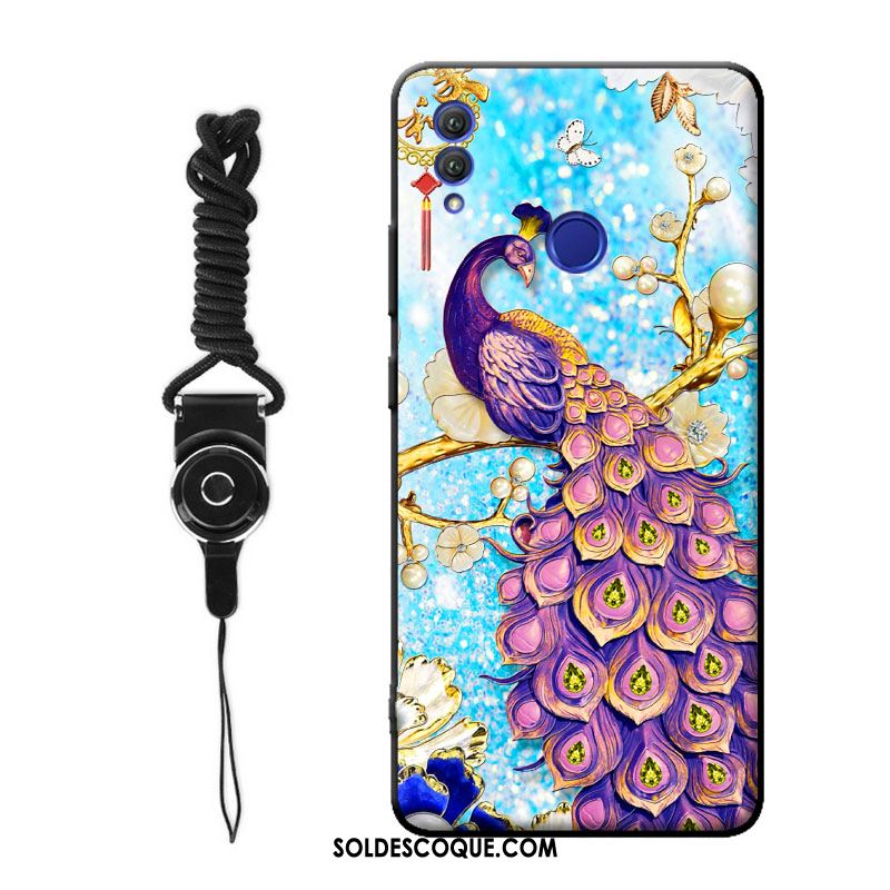 Coque Huawei Nova 3 Étui Gaufrage Paon Vent Fluide Doux Pas Cher