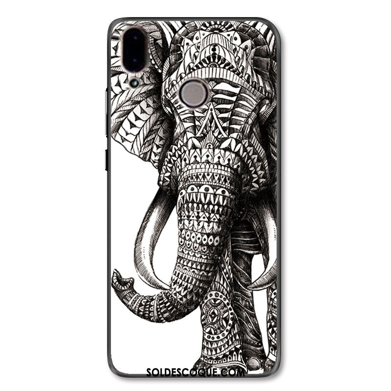 Coque Huawei Nova 3 Étui Lion Protection Gaufrage Animal Pas Cher