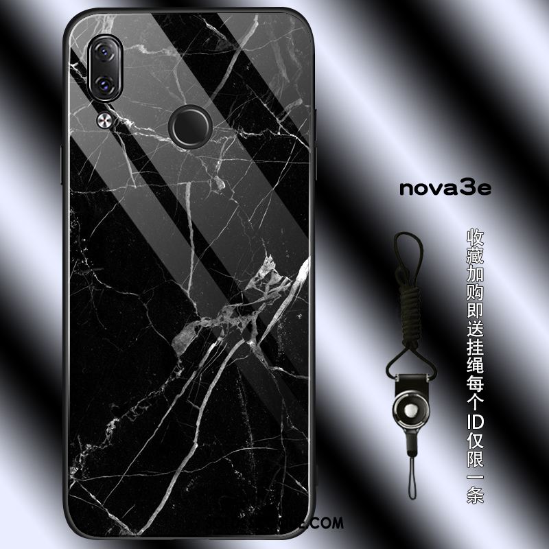 Coque Huawei Nova 3e Amoureux Personnalité Modèle Fleurie Tout Compris Silicone En Vente