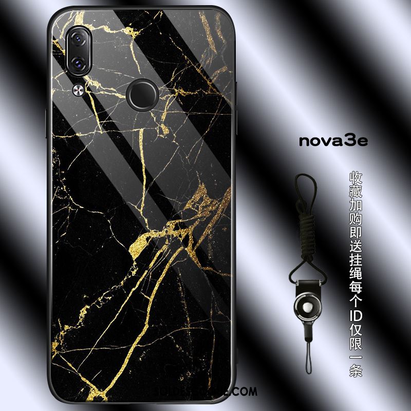 Coque Huawei Nova 3e Amoureux Personnalité Modèle Fleurie Tout Compris Silicone En Vente