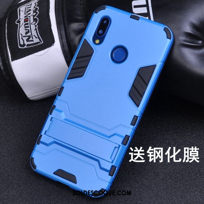 Coque Huawei Nova 3e Bleu Téléphone Portable Incassable Protection Tout Compris Pas Cher