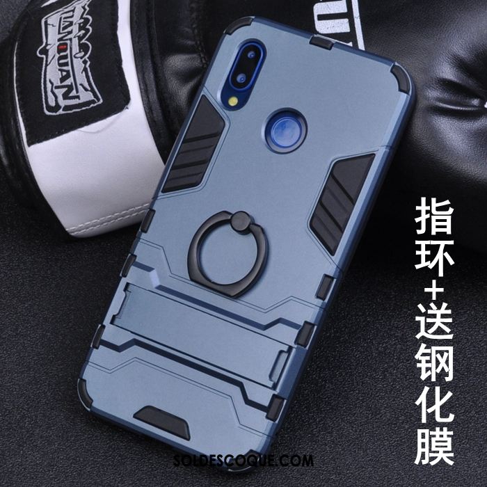 Coque Huawei Nova 3e Bleu Téléphone Portable Incassable Protection Tout Compris Pas Cher