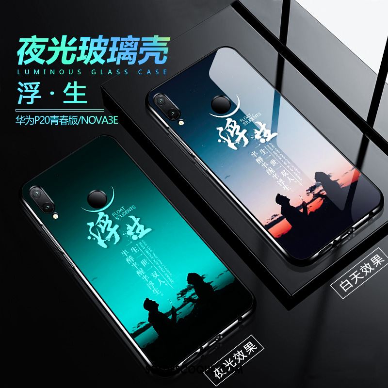 Coque Huawei Nova 3e Créatif Tout Compris Personnalité Silicone Net Rouge Soldes