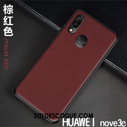 Coque Huawei Nova 3e Cuir Business Téléphone Portable Incassable Qualité En Vente