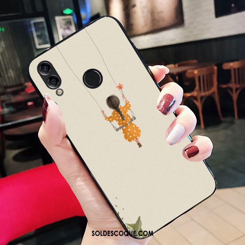 Coque Huawei Nova 3e Fluide Doux Ballon Tendance Délavé En Daim Légère France