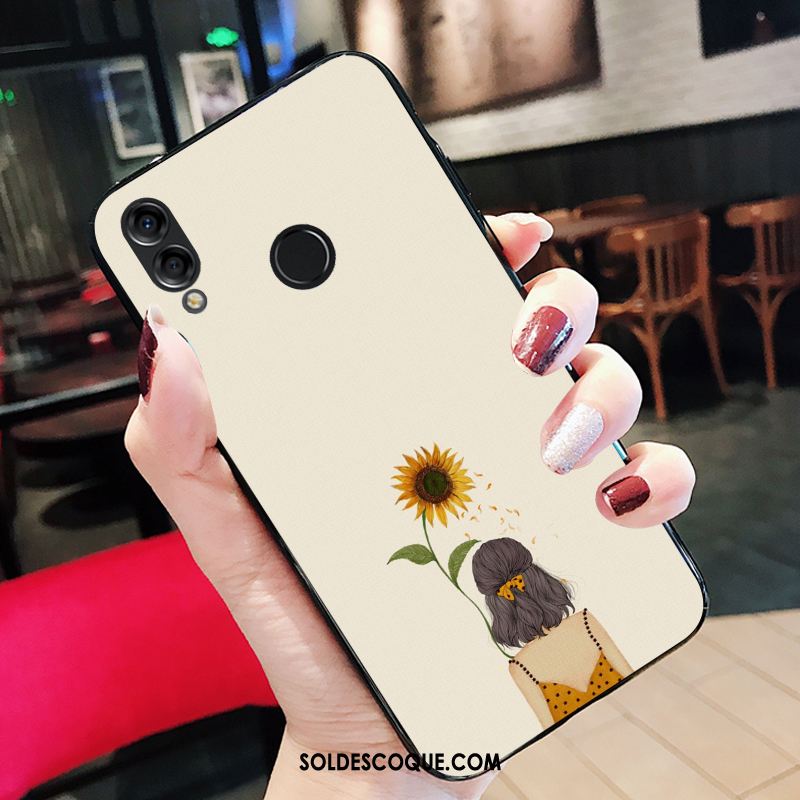 Coque Huawei Nova 3e Fluide Doux Ballon Tendance Délavé En Daim Légère France