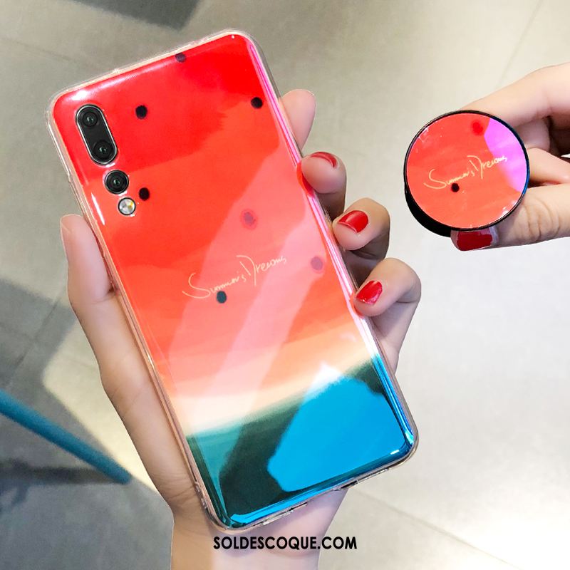 Coque Huawei Nova 3e Fluide Doux Incassable Téléphone Portable Net Rouge Protection Pas Cher