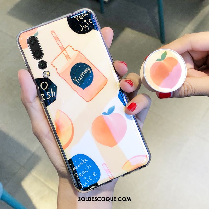 Coque Huawei Nova 3e Fluide Doux Incassable Téléphone Portable Net Rouge Protection Pas Cher