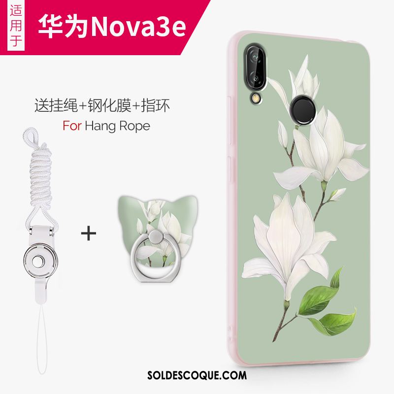 Coque Huawei Nova 3e Fluide Doux Téléphone Portable Protection Tout Compris Étui En Ligne