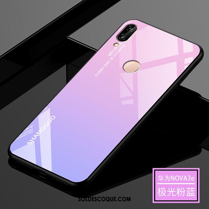 Coque Huawei Nova 3e Luxe Bleu Créatif Tout Compris Difficile En Vente