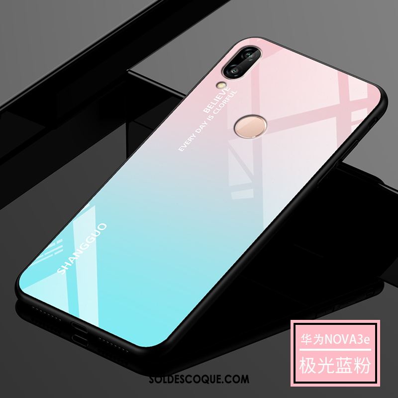 Coque Huawei Nova 3e Luxe Bleu Créatif Tout Compris Difficile En Vente