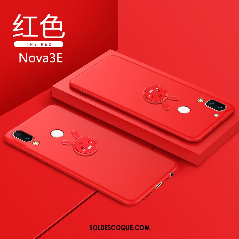 Coque Huawei Nova 3e Nouveau Créatif Tout Compris Noir Étui Soldes