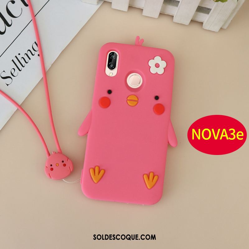 Coque Huawei Nova 3e Protection Jeunesse Ornements Suspendus Tout Compris Jaune Soldes