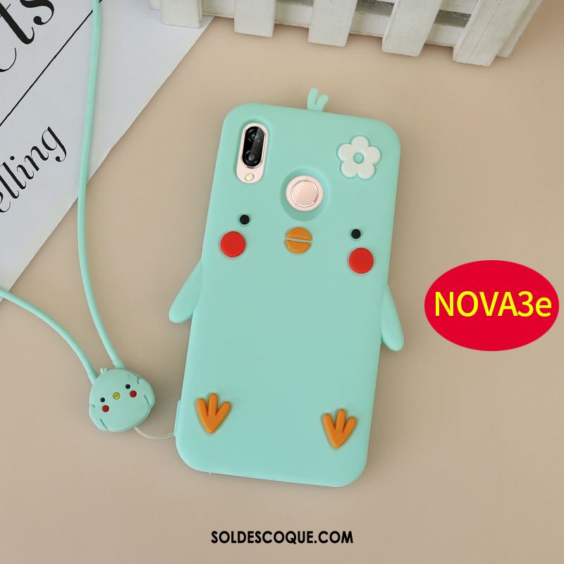 Coque Huawei Nova 3e Protection Jeunesse Ornements Suspendus Tout Compris Jaune Soldes