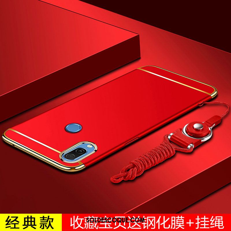 Coque Huawei Nova 3e Rouge Personnalité Incassable Téléphone Portable Très Mince En Ligne