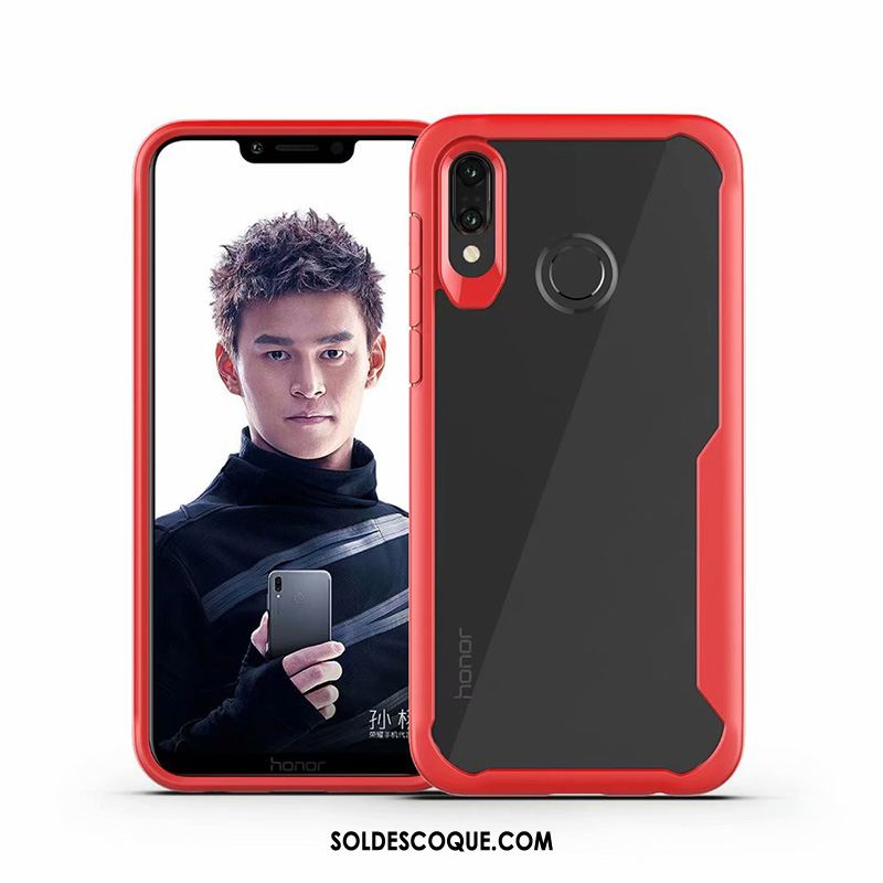 Coque Huawei Nova 3e Tendance Silicone Téléphone Portable Rouge Incassable Pas Cher