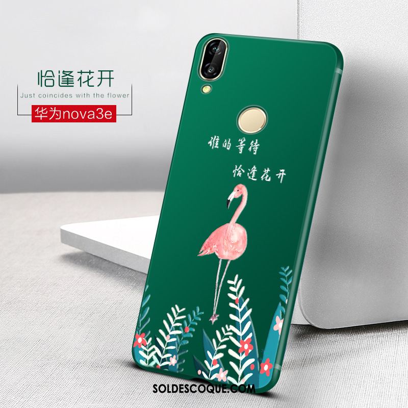 Coque Huawei Nova 3e Tendance Tout Compris Téléphone Portable Net Rouge Charmant Pas Cher