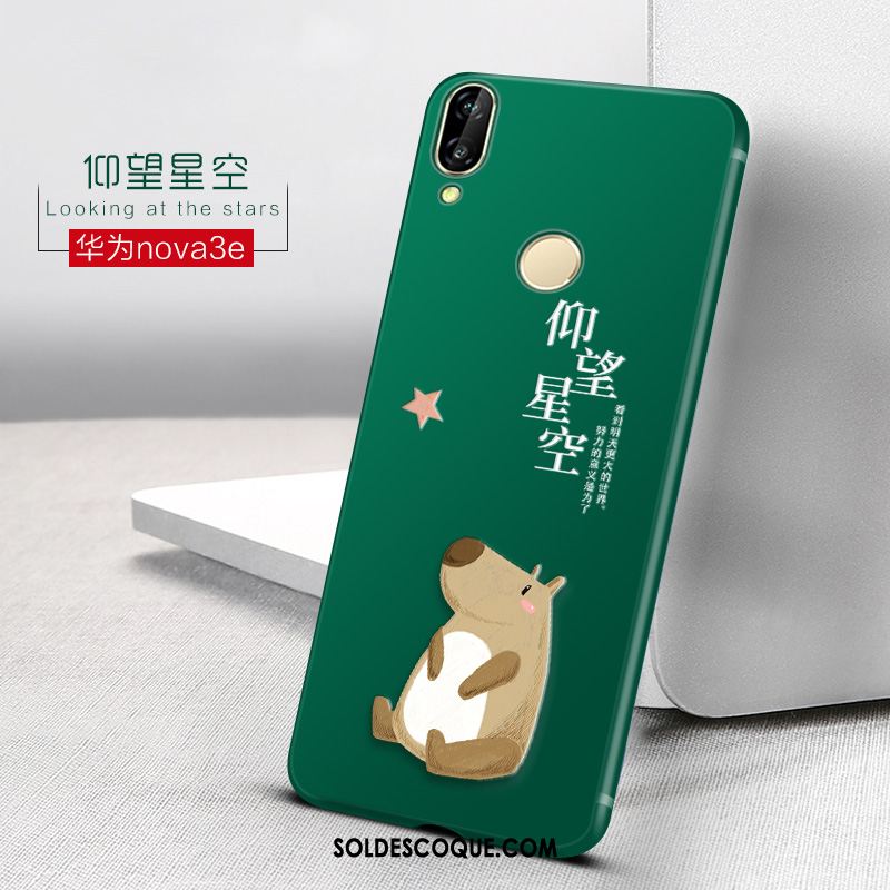 Coque Huawei Nova 3e Tendance Tout Compris Téléphone Portable Net Rouge Charmant Pas Cher