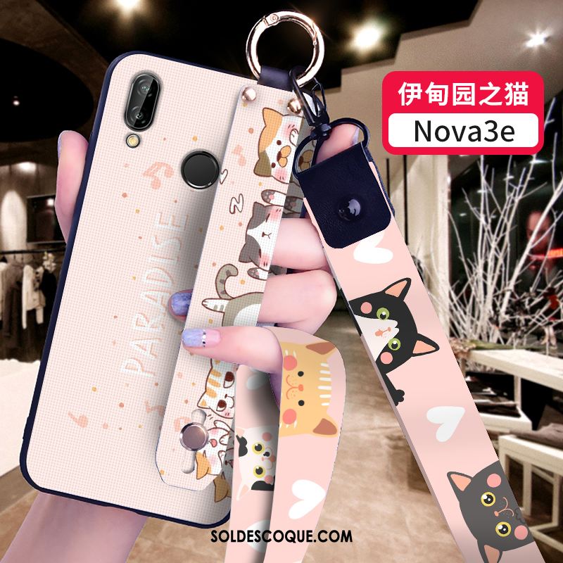 Coque Huawei Nova 3e Tout Compris Luxe Bleu Protection Étui Soldes