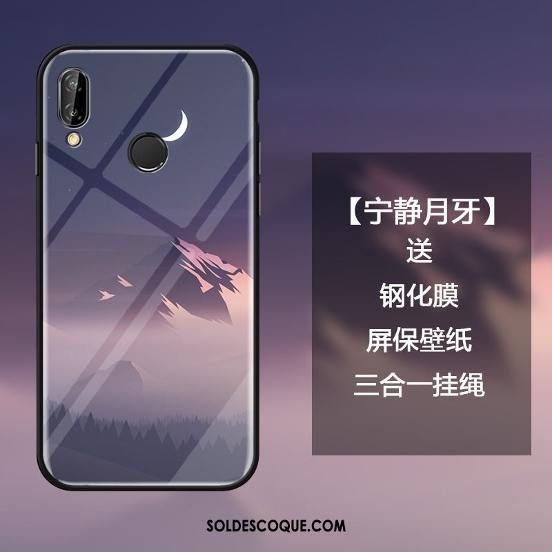 Coque Huawei Nova 3e Tout Compris Personnalité Incassable Étui Simple Pas Cher