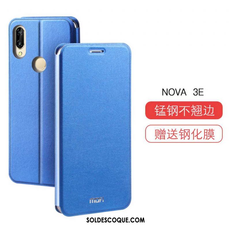 Coque Huawei Nova 3e Tout Compris Protection Étui Étui En Cuir Incassable Soldes