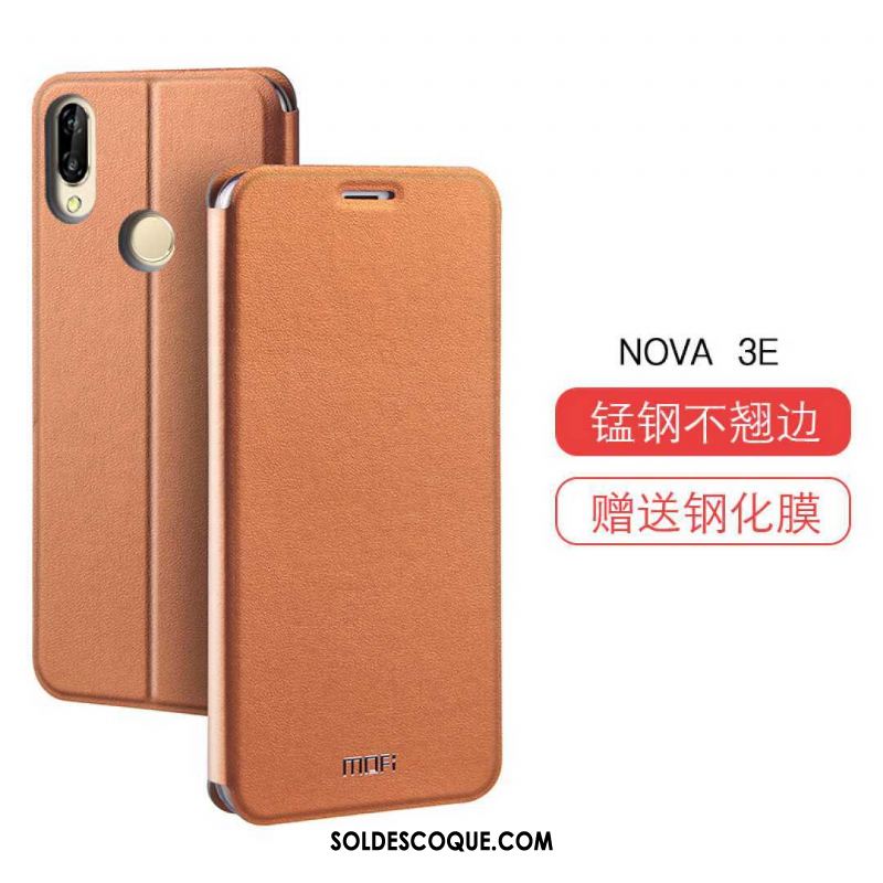 Coque Huawei Nova 3e Tout Compris Protection Étui Étui En Cuir Incassable Soldes