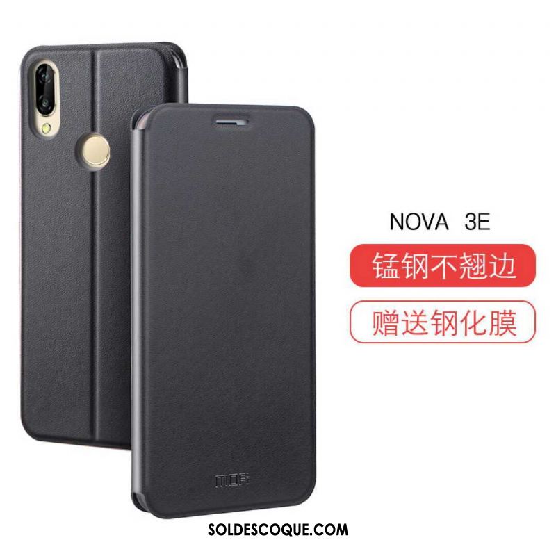 Coque Huawei Nova 3e Tout Compris Protection Étui Étui En Cuir Incassable Soldes