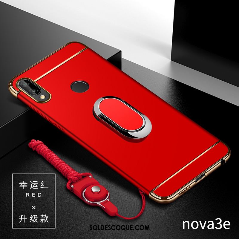 Coque Huawei Nova 3e Téléphone Portable Étui Tendance Incassable Net Rouge Soldes