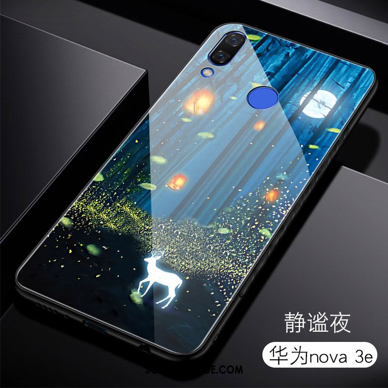 Coque Huawei Nova 3e Verre Trempé Personnalité Étui Incassable Silicone En Vente