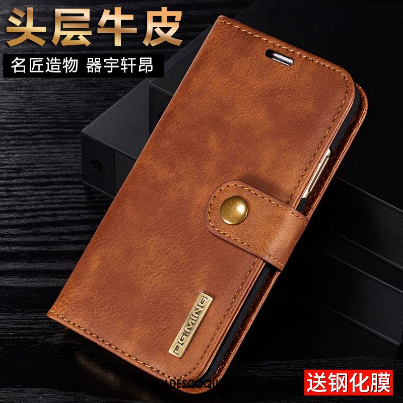 Coque Huawei Nova 3e Étui En Cuir Vin Rouge Clamshell Téléphone Portable Tout Compris Pas Cher