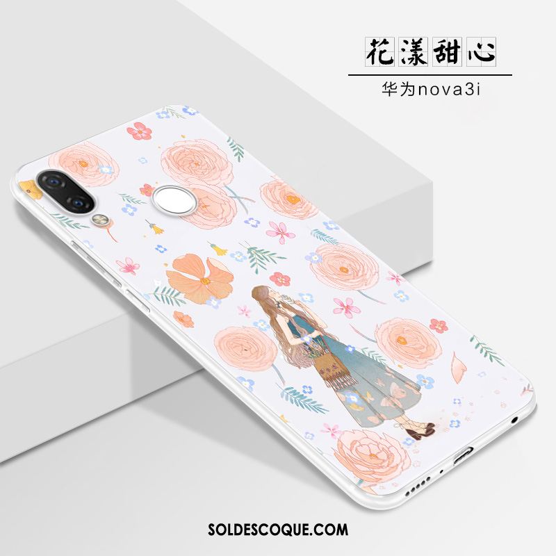 Coque Huawei Nova 3i Charmant Dessin Animé Fluide Doux Tout Compris Personnalité En Ligne