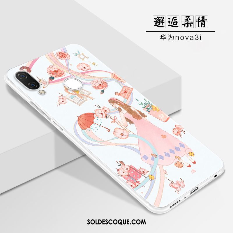 Coque Huawei Nova 3i Charmant Dessin Animé Fluide Doux Tout Compris Personnalité En Ligne