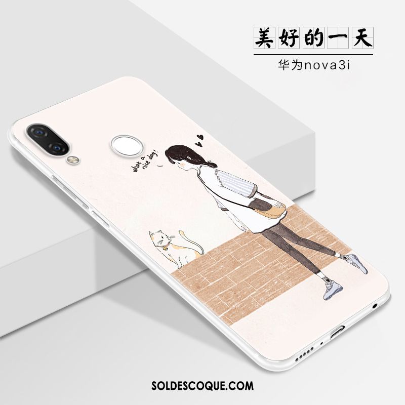 Coque Huawei Nova 3i Charmant Dessin Animé Fluide Doux Tout Compris Personnalité En Ligne